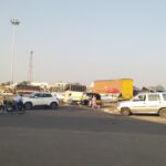 traffic jam on shirur-satara highway at choufula village