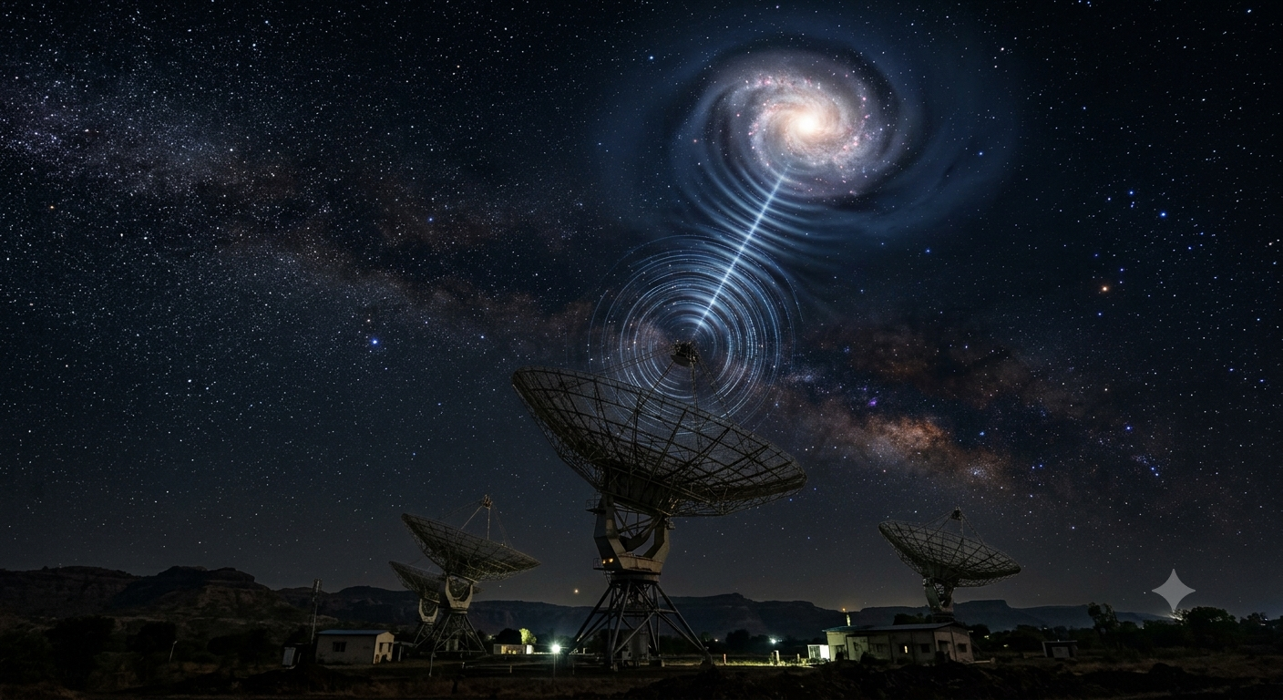 GMRT Telescope AI Image